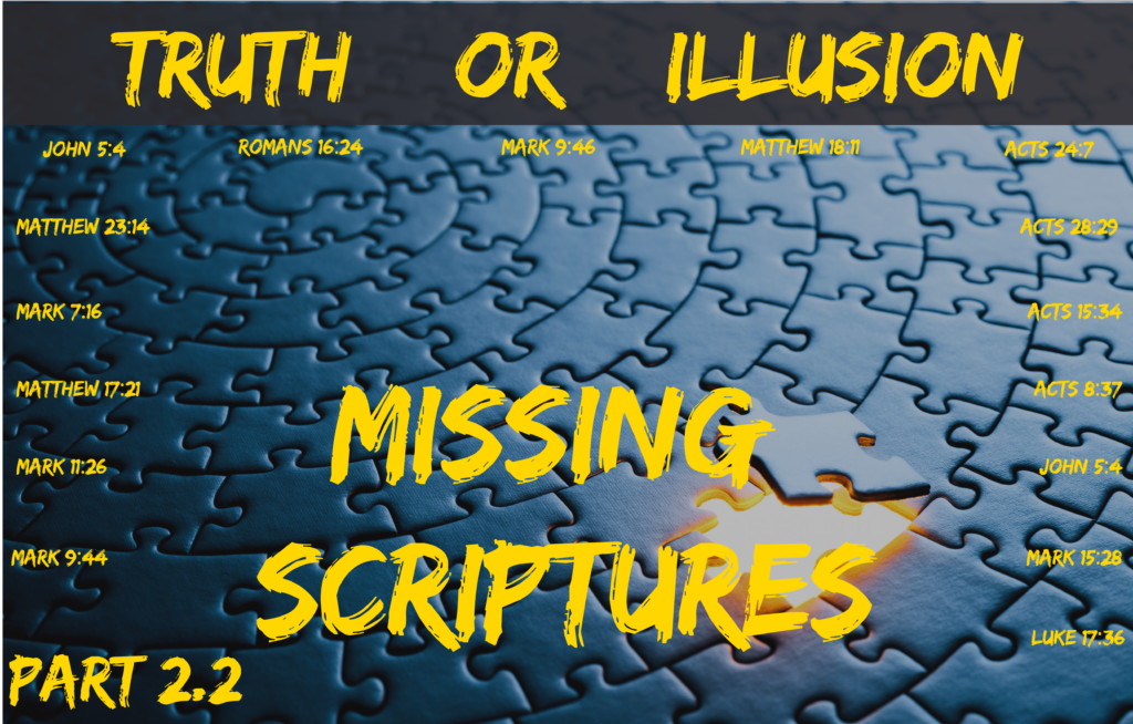 Missing Scripture History